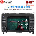 Für Mercedes Benz W639 W906 W169 Sprinter Viano Vito DAB+GPS Navi Autoradio DVD