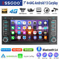 4+64G Android 13 Autoradio Carplay 4G-LTE GPS Nav DVR Für VW T5 Multivan Touareg