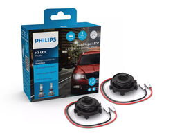 2x Philips Ultinon Pro6000 H7 LED mit Adapter A für Golf 6 / Golf 7