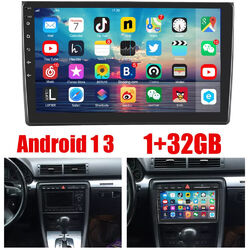 1+32GB AutoRadio Für Audi A4 8E 8H B6 B7 2000-2009 Android 13 GPS Navi WIFI BT