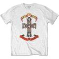 Guns And Roses - Appetite For Destruction White T-Shirt - Official Band Merch