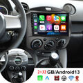 9" Für Mazda 2 2007-2014 Autoradio Android 13 GPS Sat Nav RDS 2+32G WIFI CarPlay