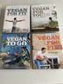 Attila Hildmann 4 tolle Bücher Vegan to go, Vegan For Fun,  For Fit, For Youth