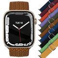 EAZY CASE Ersatzarmband für Apple Watch Series 10 9 8 7 6 5 4 SE Band geflochten