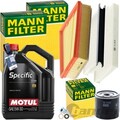 MANN INSPEKTIONSPAKET+5L MOTUL 5W-30 MOTORÖL passend für RENAULT KANGOO 1.5 DCI