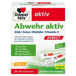 Doppelherz Abwehr aktiv direct Zink+Selen+Histidin 20 S