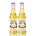 2x Monin Haselnuss / Noisette Sirup, 250 ml Flasche