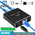 RJ45 Splitter Adapter Verteiler 1 auf 2 Ethernet LAN Netzwerkkabel 1000Mbps DE