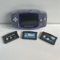 Nintendo Game Boy Advance Handheld-System - Glacier Bundle Inc 3 X Spiel LOTR Ect