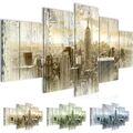 Wandbilder New York City Moderne Bild XXL Wohnzimmer Vintage Holz