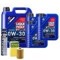 Motoröl 0W30 LIQUI MOLY Synthoil Longtime Plus 8L +MANN Ölfilter +Cera Tec