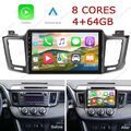 4+64GB Für Toyota RAV4 2013-2019 Autoradio Carplay Android 13 GPS NAVI WIFI BT