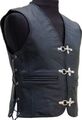 NEUE CLUB LEDERWESTE LEDER WESTE KUTTE MOTORRAD ROCKER BIKE BIKER CHOPPER