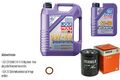 MAHLE Ölfilter 6 L LIQUI MOLY 5W-40 High Tech für Opel Combo 1.7 D 1.5 Corsa A