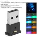 USB-LED-Umgebungslicht, 8 Farben, RGB, einstellbare Helligkeit, dynamische