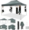 Pavillon 3x3m 3x4,5m Faltpavillon Pavillion Pop Up Gartenzelt Partyzelt 4 Seile