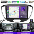 8Kern 4+64GB Android 13 Autoradio GPS CarPlay KAM DAB+ Für Hyundai i10 2007-2013