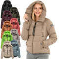 Navahoo Damen Stepp Jacke Steppjacke Übergangsjacke gesteppt gefüttert B930 NEU