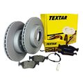 TEXTAR BREMSSCHEIBEN + BELÄGE WK VORNE passend für BMW X3 F25 X4 F26