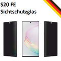 ✅2x Sichtschutz Panzerfolie Samsung für S20 FE Hartglas Blickschutz Privacy 9H✅