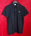 Lacoste Poloshirt Gr. 3 / S  Schwarz