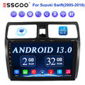 Android 13 10.1" Autoradio Bluetooth Für SUZUKI SWIFT III 2005-2010 GPS Navi RDS