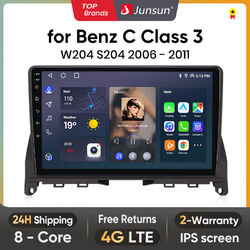 6+128G Android13 für MercedesC Class W204 S204 Autoradio CarPlay DAB+GPS Navi 4G