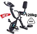 Heimtrainer Hometrainer Fitnessfahrrad Ergometer Klappbar Trimmrad 120kg X-bike