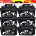 6X Für Original Makita Akku 18V 12,0AH 9,0AH 6,0AH Lithium BL1860B BL1850 BL1830