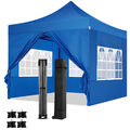 3x3m Faltpavillon Pavillon UV Gartenzelt Partyzelt Stabil Faltbar Wasserdicht DE