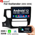 CarPlay Für Mitsubishi Outlander 2012-2018 10"Android 12 Autoradio GPS Navi DAB+