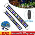 Einstellbar LED RGB Aquarium Beleuchtung Lampe Vollspektrum Aufsetzleuchte Licht