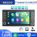 7" Autoradio Für VW Touareg 7L Transporter T5 Multivan V Android 13 GPS NAVI SWC