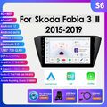 8-Kern 6+64GB Android 13 Autoradio GPS CarPlay DAB+ Für VW Skoda Fabia 2015-2019