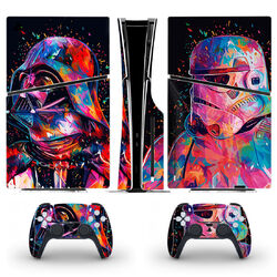 Skin Aufkleber fur PS5 Slim Disc Version Vinyl Folie Sticker Skins Star Wars #1