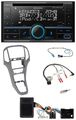 Kenwood CD 2DIN DAB USB Lenkrad Bluetooth Autoradio für Opel Astra J ab 2009 Tit