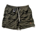 URBAN CLASSICS Block Beach Shorts Badehose Bermudas Schwimmshorts Olive | L