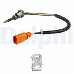 Delphi Abgastemperatursensor für Audi A4 A5 Q5