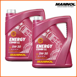 10 Liter (2x5) MANNOL SAE 5W30 Energy Combi LL Öl für VW Audi BMW LL04 Mercedes