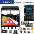 2+32G Autoradio Android 13 Carplay GPS Navi WIFI DAB+ Kam Für VW Touareg 2003-10