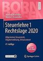 Steuerlehre 1 Rechtslage 2020: Allgemeines Steuerrecht, ... | Buch | Zustand gut