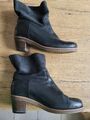 Shabbies Amsterdam Stiefel Boho Boots gr 37 Schwarz Leder