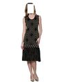 Mona ABEND KLEID SCHWARZ-GOLD M. GLITZEREFFEKT GR. 38, GR. 42, GR. 46 0216635979