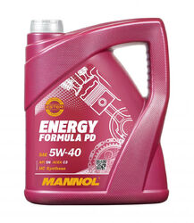 Mannol PD 5W-40 API SN/CH-4, 5L, Motoröl Energy Formula (MN7913-5)