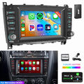 DAB+ Autoradio 2+64G Android 13 Carplay GPS RDS Für Benz C-Klasse W203 CLK W209