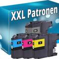 XXL Tinte Patronen kompatibel für Brother LC-424 DCP-J1200W Druckerpatronen Set