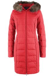 Leichter Stepp-Daunenmantel Gr 36 Magentarot Damen Winter-Mantel Jacke Parka Neu