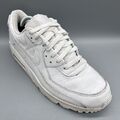 Nike Air Max 90 LTR Triple White CZ5594-100 Herren Uk 9,5 Turnschuhe Schuhe Sneaker