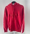 Calvin Klein Hoodie Herren in rot mit reflektierendem Schriftzug und Logo, Gr. S