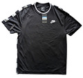 Nike Sportswear Kurzarm Karo T-Shirt Oberteil Schwarz / Weiß Größe M